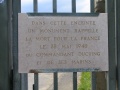 Audinghen, plaque apposée sur le portail du C.R.O.S.S..jpg