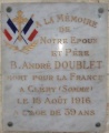 Vérac, plaques commémoratives de l'église 3.jpg