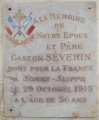 Vérac, plaques commémoratives de l'église 2.jpg