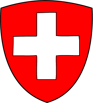 Confédération Suisse de gueules, à la croix alésée d'argent